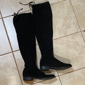 Unisa Chic Black Over-the-Knee Boots